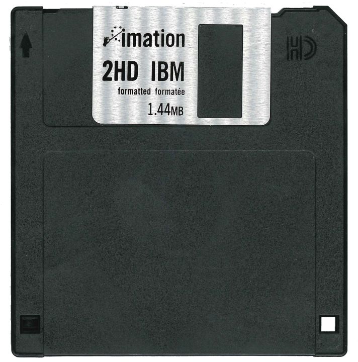 Ein Diskette mit 1.44 Mb Kapazität