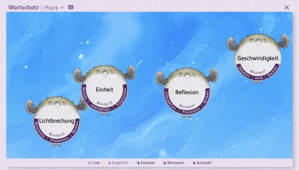 Screenshot: Kugelfisch