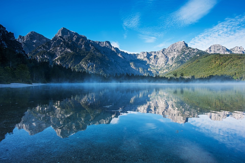 Spiegelung Bergsee